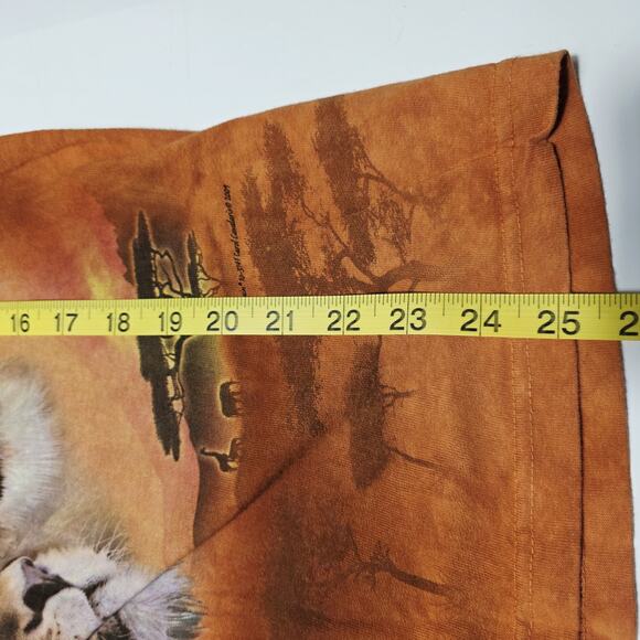 The Mountain Lions Tie Dye T-Shirt Men’s Small Orange 2009 Graphic - Picture 5 of 5